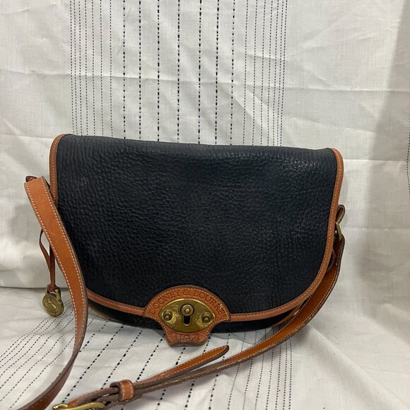 Dooney & Bourke Vintage Calvary Trooper Classic AWL Saddle Crossbody Bag - Picture 3 of 7